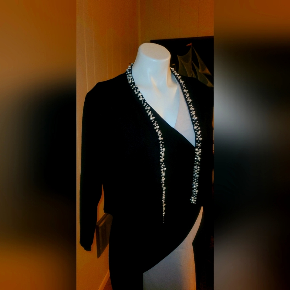 Calvin Klein Black Cardigan/Blazer